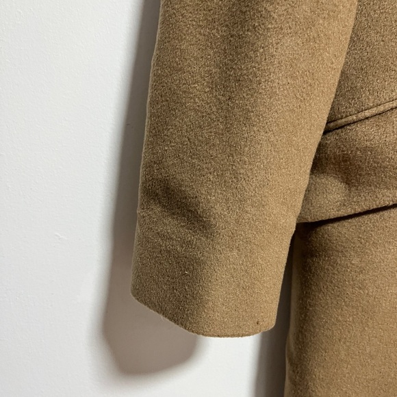 Altea Italian Double-Breasted Cashmere Coat - Camel Brown - Made in Italy - Picture 6 of 12
